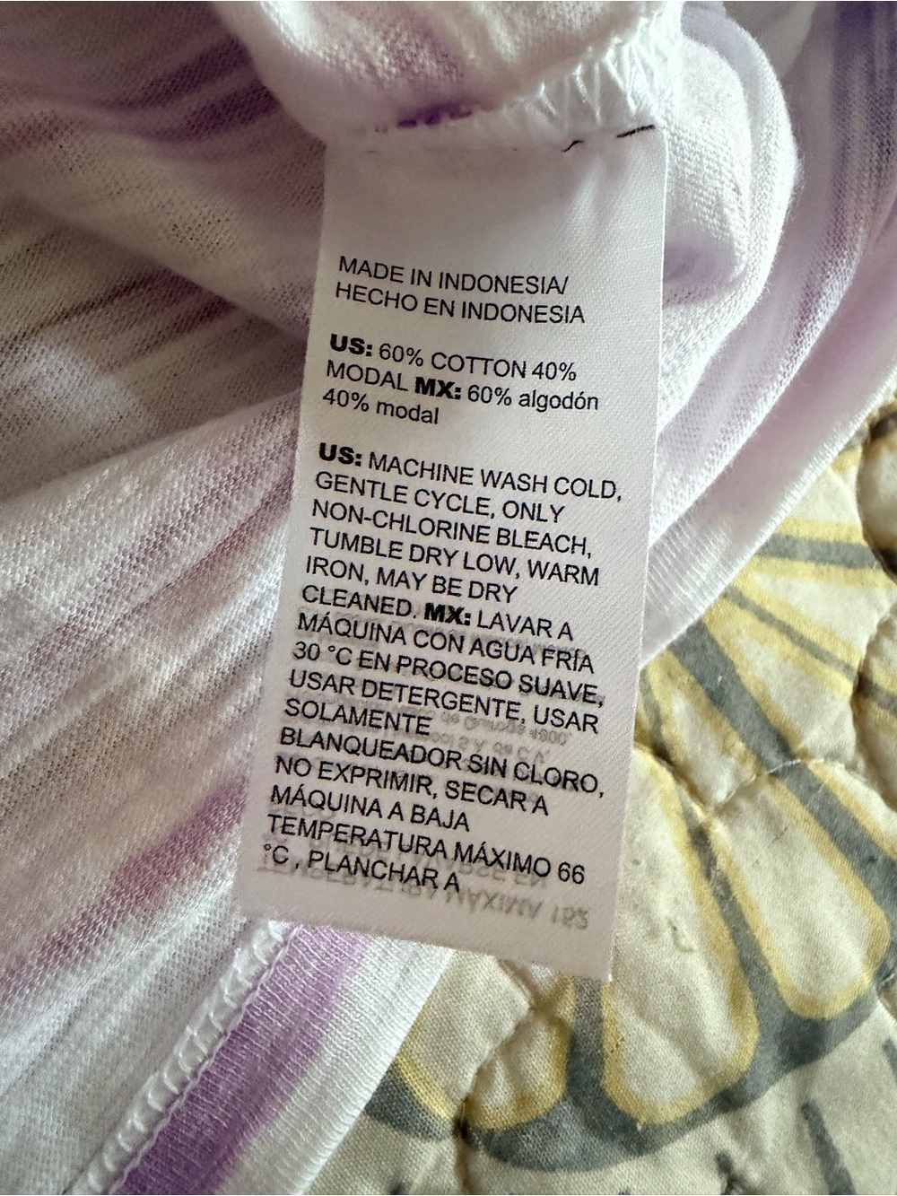 NWT Chicos Palermo Cotton Slub Stripes Tee, Size 1 - Picture 13 of 14